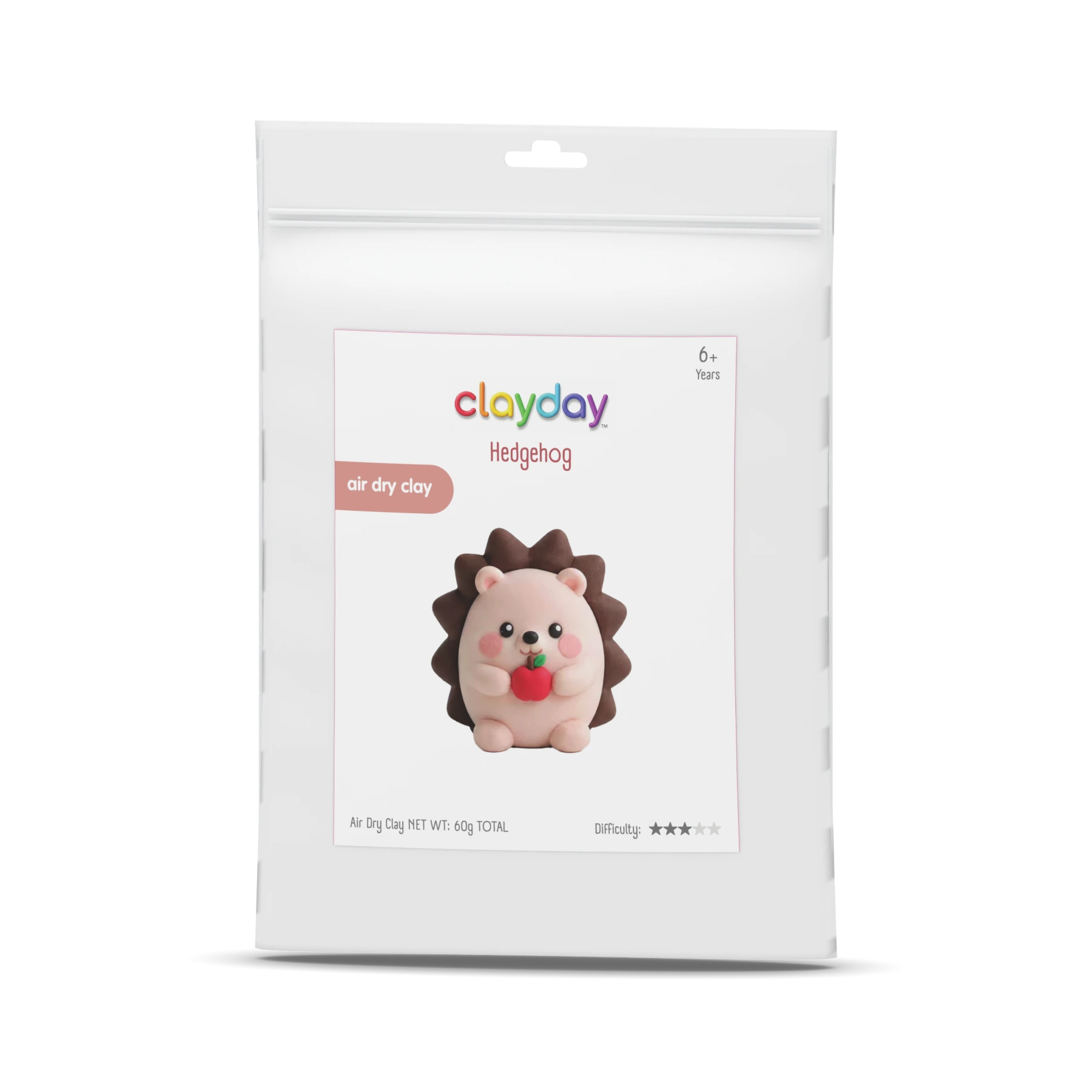 Hedgehog pouch kit packaging render