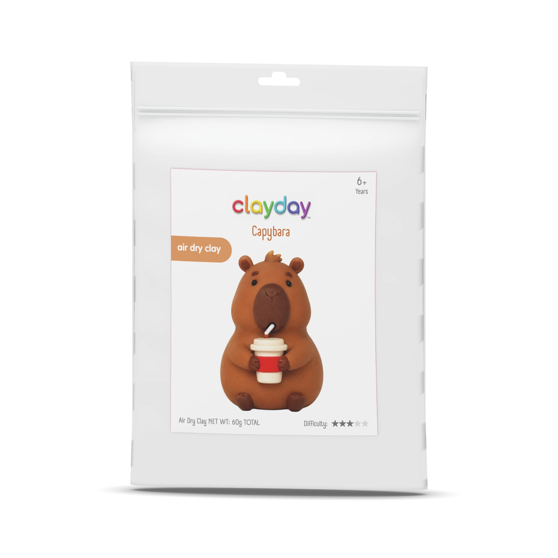 Capybara pouch kit packaging render