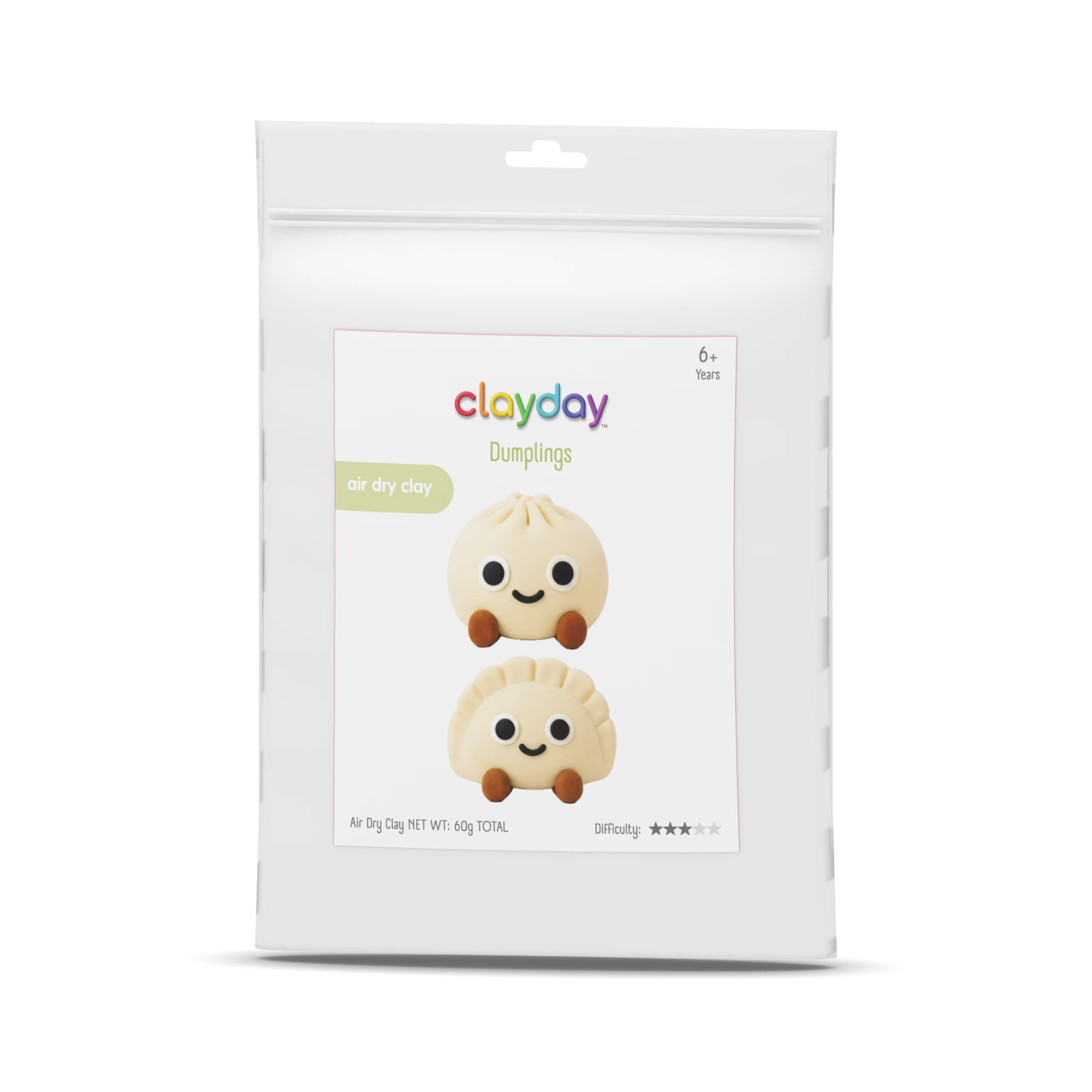 Dumplings pouch kit packaging render